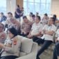 Foto: Personel Polres Metro Jakarta Barat mengikuti kegiatan penelitian yang dilakukan Tim Pusat Penelitian dan Pengembangan (Puslitbang) Polri di Mapolres Metro Jakarta Barat, Selasa (10/3/2026)