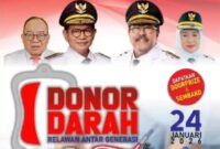 Foto: Relawan Antar Generasi (RANGER) menggelar kegiatan donor darah dalam rangka Milad ke-6 di Kecamatan Palmerah, Jakarta Barat