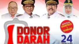 Foto: Relawan Antar Generasi (RANGER) menggelar kegiatan donor darah dalam rangka Milad ke-6 di Kecamatan Palmerah, Jakarta Barat