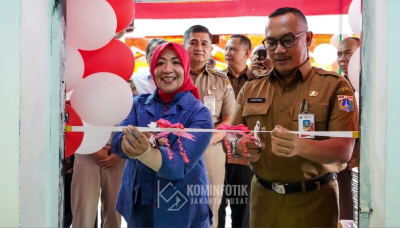 Foto: Peresmian Koperasi Kelurahan Merah Putih (KKMP) di Kelurahan Cempaka Baru, Kecamatan Kemayoran, Jakarta Pusat, Selasa