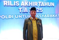 Foto: Ketua Umum Dai Kamtibmas Polda Metro Jaya, H. Tatang Rahmat Firdaus Anggadinata, usai hadiri acara Tutup Tahun 2025 dan Refleksi Akhir Tahun Capaian Kepolisian Republik Indonesia, khususnya jajaran Polda Metro Jaya, yang digelar di Gedung Balai Pertemuan Metro Jaya (BPMJ), Jakarta Selatan, Rabu (31/12/2025). (Dok-Okj/FN)