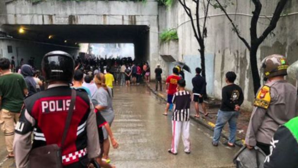 Foto: Tawuran kembali melibatkan warga Gang Tuyul RW 04 dengan warga Magasen RW 12 Kelurahan Manggarai. (Dok-Polres Jaksel)