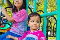 Foto: (kiri) Valeri Anastasya br Manurung (8) dan (kanan) Felencia br Manurung (2). (Dok-Istimewa)