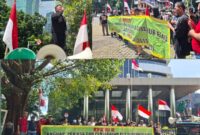 Foto: Gerakan Mahasiswa Riau Jakarta (GEMARI Jakarta) yang menggelar aksi unjuk rasa Jilid IV di depan Gedung Merah Putih KPK RI, Jakarta, Jumat (9/1/2026). (Dok-Istimewa)