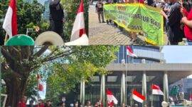 Foto: Gerakan Mahasiswa Riau Jakarta (GEMARI Jakarta) yang menggelar aksi unjuk rasa Jilid IV di depan Gedung Merah Putih KPK RI, Jakarta, Jumat (9/1/2026). (Dok-Istimewa)
