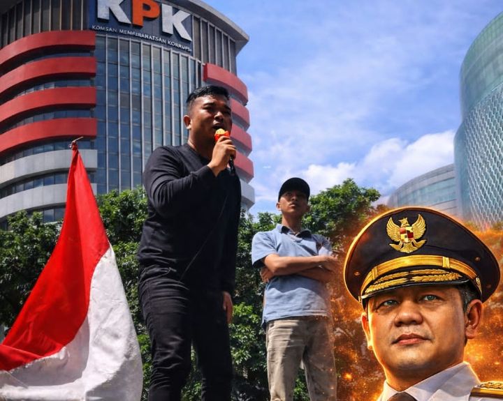 Foto: Koordinator Nasional GEMARI Jakarta, Kori Fatnawi, S.H., di Gedung KPK RI. (Dok-Istimewa)