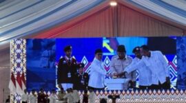 Foto: Presiden RI Prabowo Subianto meresmikan program Sekolah Rakyat secara nasional, di Sekolah Rakyat Terpadu (SRT) 9 Banjarbaru, Kalimantan Selatan, Senin (12/1/2026). (Dok-Istimewa)