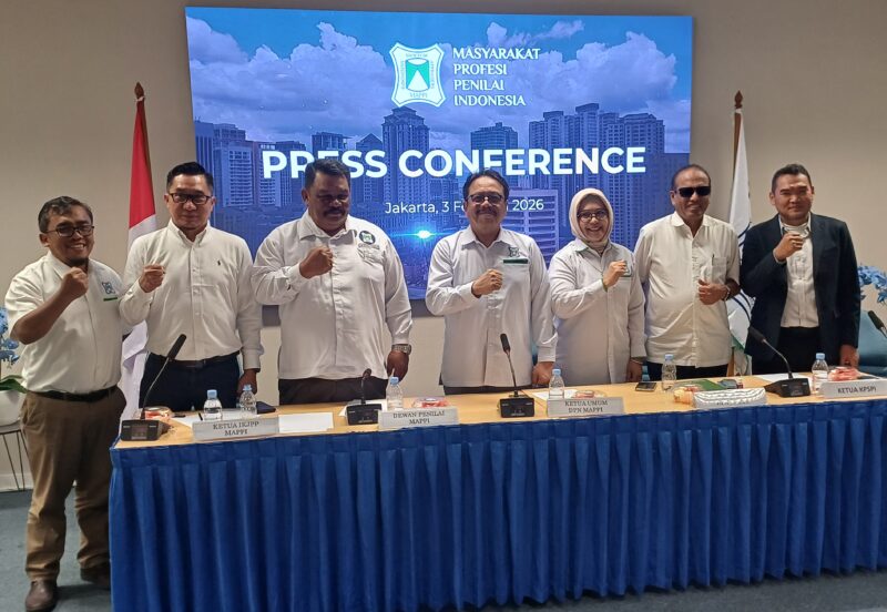 Masyarakat Profesi Penilai Indonesia (MAPPI) menegaskan komitmennya dalam menjaga integritas, independensi, dan profesionalisme penilai publik di tengah meningkatnya sorotan publik terhadap sejumlah kasus hukum yang melibatkan anggota profesi penilai.