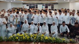Keluarga Besar Lampung Perantauan menggelar buka puasa bersama di Gedung Wisma Menpora, Minggu (21/2/2026). Kegiatan ini menjadi ajang silaturahmi sekaligus konsolidasi warga Lampung di perantauan menjelang bulan suci Ramadan.