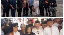 Gubernur Sumatera Selatan Herman Deru menyampaikan ucapan belasungkawa kepada seluruh masyarakat Sumatera Selatan atas wafatnya Alex Noerdin.