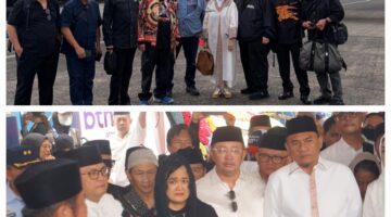 Gubernur Sumatera Selatan Herman Deru menyampaikan ucapan belasungkawa kepada seluruh masyarakat Sumatera Selatan atas wafatnya Alex Noerdin.