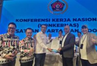 Konferensi Kerja Nasional (Konkernas) Persatuan Wartawan Indonesia (PWI) dalam rangkaian peringatan Hari Pers Nasional (HPN) 2026 menghasilkan sejumlah keputusan strategis bagi arah organisasi ke depan. Forum nasional tersebut mengesahkan penyempurnaan konstitusi organisasi, menetapkan Program Kerja PWI 2025–2030, memperkuat tata kelola keuangan, serta menetapkan Provinsi Lampung sebagai tuan rumah HPN 2027.