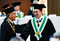 Universitas Nasional (Unas) mengukuhkan Menteri Kebudayaan Fadli Zon sebagai Profesor Kehormatan (Prof. Hon) dalam Sidang Terbuka Senat Akademik yang digelar di Auditorium Universitas Nasional, Jakarta, Rabu (11/2).