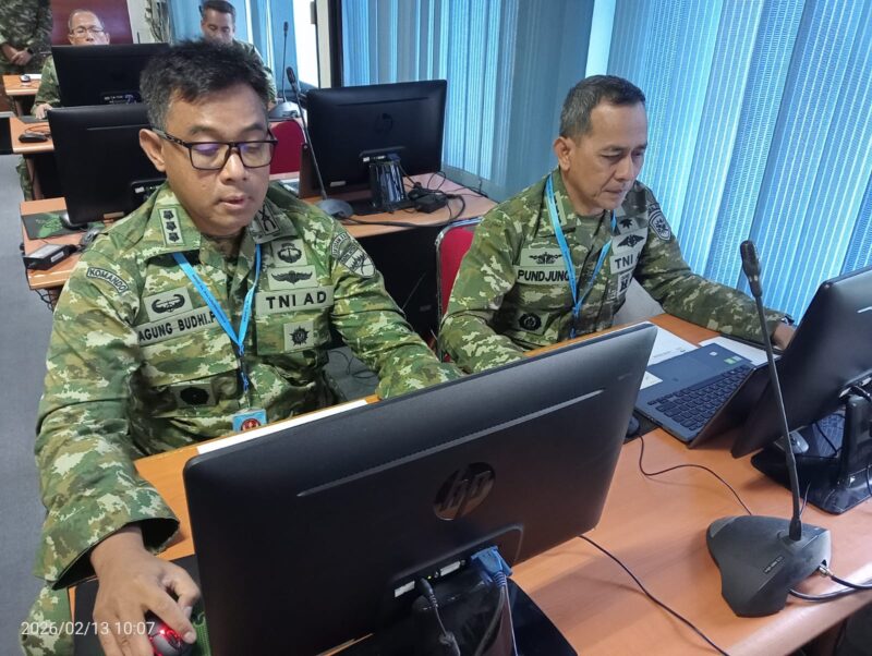 Foto: Kadispen Kodaeral IV Batam Ikuti Pendataan Psikologi Rakornispen TNI 2026