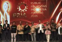 Kementerian Hukum (Kemenkum) meraih dua penghargaan Gold dalam ajang PR Indonesia Awards (PRIA) 2026 yang diselenggarakan oleh PR INDONESIA Group di Yogyakarta, Sabtu (14/2/2026).