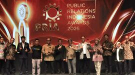 Kementerian Hukum (Kemenkum) meraih dua penghargaan Gold dalam ajang PR Indonesia Awards (PRIA) 2026 yang diselenggarakan oleh PR INDONESIA Group di Yogyakarta, Sabtu (14/2/2026).