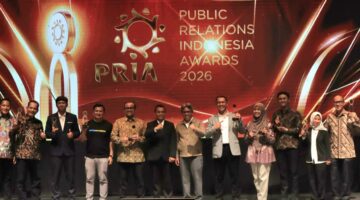 Kementerian Hukum (Kemenkum) meraih dua penghargaan Gold dalam ajang PR Indonesia Awards (PRIA) 2026 yang diselenggarakan oleh PR INDONESIA Group di Yogyakarta, Sabtu (14/2/2026).