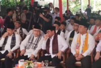 Foto: Gubernur DKI Jakarta Pramono Anung menghadiri acara silaturahmi akbar kaum Betawi yang digelar di Museum M.H. Thamrin, Senen, Jakarta Pusat, Minggu (15/2/2026)