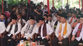 Foto: Gubernur DKI Jakarta Pramono Anung menghadiri acara silaturahmi akbar kaum Betawi yang digelar di Museum M.H. Thamrin, Senen, Jakarta Pusat, Minggu (15/2/2026)