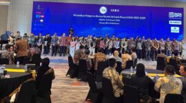 Foto: Pelantikan Pengurus Ikatan Alumni Britania Raya (IABA) periode 2025–2029 berlangsung khidmat di Menara BRILiaN Ballroom, Jakarta Selatan, Sabtu (14/2/2026)