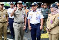 Foto: Wakil Wali Kota Jakarta Pusat, Arifin, meninjau langsung penataan kawasan Tanah Abang, Senin (22/1/2026)