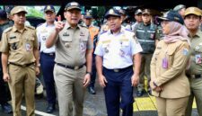 Foto: Wakil Wali Kota Jakarta Pusat, Arifin, meninjau langsung penataan kawasan Tanah Abang, Senin (22/1/2026)