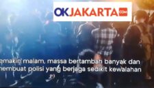 Foto: Massa aksi memadati kawasan depan Mapolda DIY