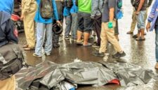 Foto: Seorang pelajar meninggal dunia akibat kecelakaan lalu lintas di Jalan Matraman Raya, Jakarta Timur, Senin (9/2/2026) pagi. (Dok-ANTARA/Siti Nurhaliza)
