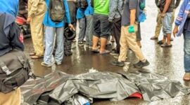 Foto: Seorang pelajar meninggal dunia akibat kecelakaan lalu lintas di Jalan Matraman Raya, Jakarta Timur, Senin (9/2/2026) pagi. (Dok-ANTARA/Siti Nurhaliza)