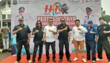 Foto: Pokja PWI Jakarta Timur saat menghadiri Harlah ke-80 Hari Pers Nasional (HPN) di Serang, Banten, Senin (9/2/2026). (Dok-Istimewa)