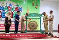 Foto: Wali Kota Jakarta Pusat Arifin, Pembukaan Ramadhan Ceria di Jakarta Pusat, Senin, (2/3/2026)
