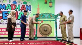 Foto: Wali Kota Jakarta Pusat Arifin, Pembukaan Ramadhan Ceria di Jakarta Pusat, Senin, (2/3/2026)