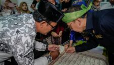 ruang pamer Museum Sejarah Al-Qur’an di Kecamatan Percut Sei Tuan, Kabupaten Deli Serdang, Sumatra Utara, Selasa (10/3)