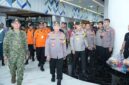 Puspen TNI). Panglima TNI Jenderal TNI Agus Subiyanto bersama Kapolri Jenderal Polisi Listyo Sigit Prabowo dan beberapa menteri Kabinet Merah Putih meninjau secara langsung kesiapan sarana prasarana di Pelabuhan Merak dalam rangka mendukung kelancaran Arus Mudik Lebaran tahun 2026, bertempat di Dermaga Eksekutif Pelabuhan ASDP Merak, Banten, Jumat (13/3/2026).