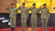 Puspen TNI). Inspektur Jenderal (Irjen) TNI Laksdya TNI Hersan mewakili Panglima TNI Jenderal TNI Agus Subiyanto memimpin Upacara Laporan Korps Kenaikan Pangkat 54 Perwira Tinggi (Pati) TNI dalam sebuah acara yang berlangsung di Aula Gatot Subroto, Mabes TNI, Cilangkap, Jakarta Timur, Senin (16/3/2026).