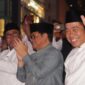 Gubernur DKI Jakarta Pramono Anung bersama Wakil Gubernur Rano Karno menghadiri perayaan malam takbiran bertajuk “Eid Mubarak Jakarta Rhythm of the Fountain” di Bundaran HI, Jumat (20/3) malam.