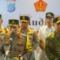 Kapolri Jenderal Listyo Sigit Prabowo dan seluruh stakeholder terkait melaksanakan monitoring pengamanan malam Takbiran Lebaran di Pos Terpadu Lapangan Merdeka Polrestabes Medan, Sumatera Utara (Sumut), Jumat (20/3/2026), malam.
