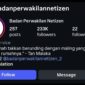 Foto: Tampilan akun Instagram @badanperwakilannetizen yang memiliki lebih dari 233 ribu pengikut menjadi sorotan publik di tengah polemik konten viral yang diklaim sebagai produk pers.