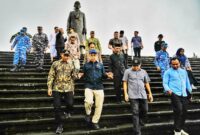 Menteri Kebudayaan Fadli Zon meninjau Rumah Markas Gerilya APRI di kawasan Nawangan, Kabupaten Pacitan, Sabtu (28/3), sebagai bagian dari upaya memperkuat narasi sejarah perjuangan kemerdekaan Indonesia.