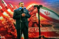 Foto: Duta Besar Republik Islam Iran untuk Indonesia, Mohammad Boroujerdi, menyampaikan pernyataan keras terkait eskalasi konflik yang melibatkan negaranya dalam konferensi pers di kawasan Menteng, Jakarta Pusat, Senin (2/3/2026). (Dok-Okj/FN)