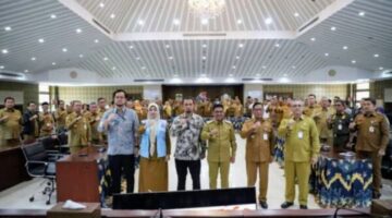 Foto: Proses penilaian, tim dari KPK melaksanakan kegiatan observasi terhadap Kota Tangerang sebagai calon percontohan kabupaten/kota antikorupsi. Kegiatan ini digelar di Ruang Akhlakul Karimah, Pusat Pemerintahan Kota Tangerang, Selasa (10/3/2026). (Dok-Istimewa)