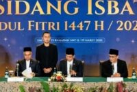 Foto: Sidang Isbat Idhul Fitri 1447 H. (Dok-Istimewa)