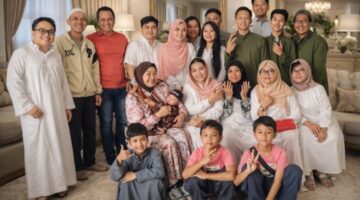 Foto: Keluarga besar almarhum Alirudin Syam. (Dok-Istimewa)