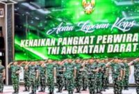 Foto: 28 Perwira Tinggi (Pati) TNI Angkatan Darat resmi naik pangkat. (Dok-Dispenad)