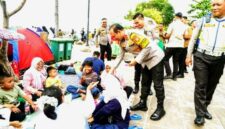 Foto: Kapolda Metro Jaya, Irjen Pol. Asep Edi Suheri, melakukan inspeksi langsung ke kawasan Taman Impian Jaya Ancol pada Senin (23/3/2026). (Dok-Istimewa)