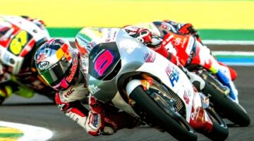 Foto: Sejarah baru tercipta bagi dunia balap Indonesia. Pebalap muda Tanah Air, Veda Ega Pratama, sukses menorehkan prestasi monumental dengan finis di posisi ketiga pada ajang Moto3 Grand Prix Goiania, Brasil 2026. (Dok-Istimewa)