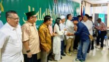 Foto: Suasana hangat dan penuh keakraban mewarnai gelaran halalbihalal Persatuan Wartawan Indonesia (PWI) Jaya yang berlangsung di Gedung Prasada Sasana Karya, Petojo, Jakarta Pusat, Senin (30/3/2026). (Dok-Istimewa)