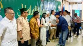 Foto: Suasana hangat dan penuh keakraban mewarnai gelaran halalbihalal Persatuan Wartawan Indonesia (PWI) Jaya yang berlangsung di Gedung Prasada Sasana Karya, Petojo, Jakarta Pusat, Senin (30/3/2026). (Dok-Istimewa)