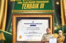 Foto: Pemerintah Kota Administrasi Jakarta Pusat meraih penghargaan Terbaik III Regional Barat dalam Penilaian Kabupaten/Kota Pangan Aman Tahun 2025.
