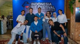 Foto: Sejumlah panitia dan kolaborator berpose bersama saat peluncuran Indonesia Fit Festival (IFF) Jakarta Chapter 2026 di Jakarta, belum lama ini. Ajang bertema “The Sweat Awakening” tersebut akan digelar pada 16–17 Mei 2026 di Agora Mall, Jakarta Pusat, dengan mengusung konsep perpaduan olahraga, musik, dan gaya hidup urban.